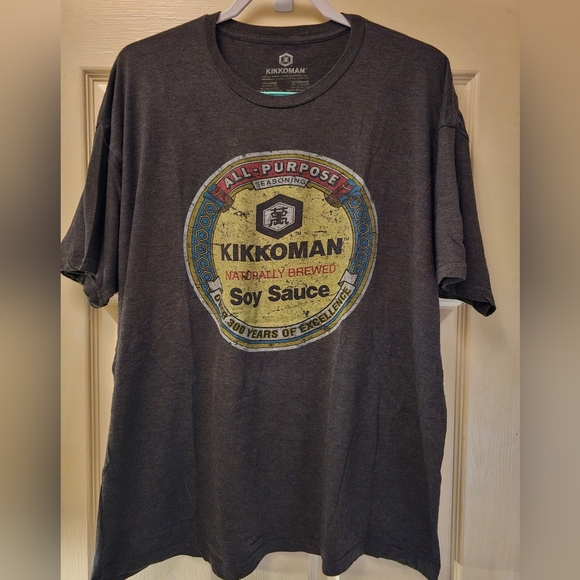 Other - Dark Gray KIKKOMAN SOY SAUCE Graphic T-Shirt for Men